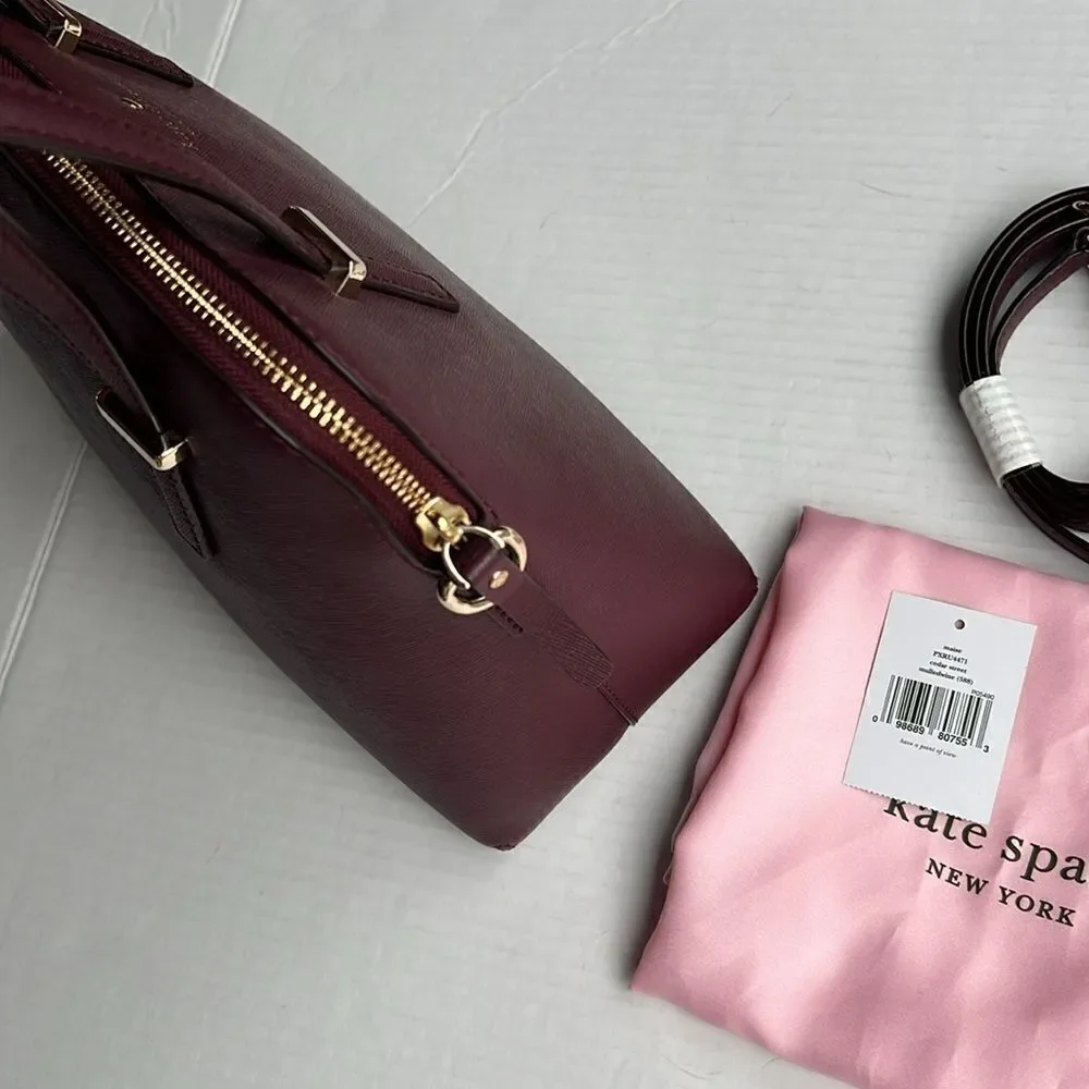 Kate Spade Cedar Street Maise Satchel - Mulled Wine